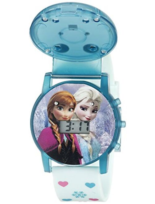 Accutime Disney Kids' FZN3821SR Digital Display Analog Quartz Blue Watch