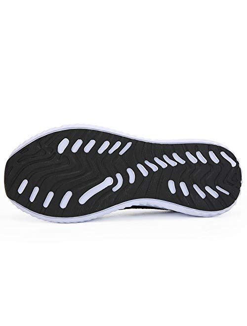 ZOVE Womens Comfortable Slip-on Loafers Platform Rocker Walking Shoes Wedge Nursing Sneakers