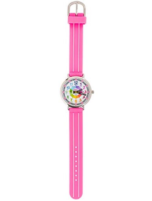 KIDDUS Educational Kids Watch for Children, Boys and Girls. Analogue Time Teacher Wristwatch with Exercises, Japanese Quartz Movement, Easy to Read and Learn The time