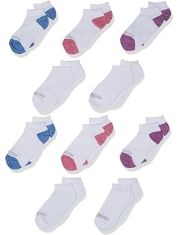 Girls Little Everyday Essential Cushion Low Cut Socks (10 Pack)
