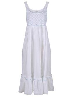 The 1 for U Nightgown 100% Cotton Sleeveless Womens Gown Paige