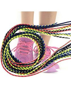 12 Pairs Durable Shoelaces for Boots, Work Boots & Hiking Shoes (Random Assorted Colors)
