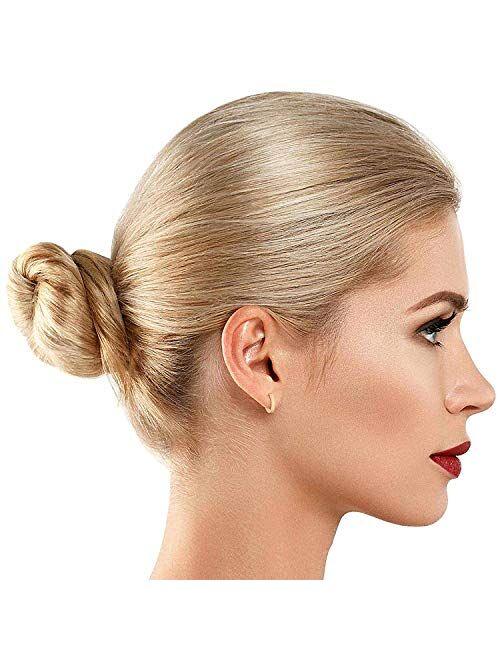 PAVOI 14K Gold Plated Cuff Earrings Huggie Stud | Small Hoop Earrings for Women