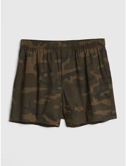 Men's Cotton Camouflage Print Boxers