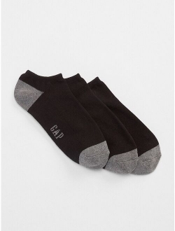Men's Cotton Solid Ankle Socks (3-Pack)