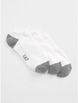 Men's Cotton Solid Ankle Socks (3-Pack)