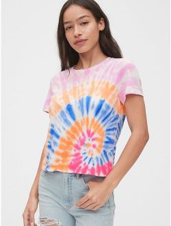 Authentic Cropped Print T-Shirt