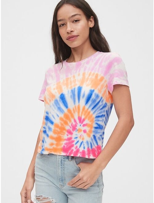 GAP Authentic Cropped Print T-Shirt