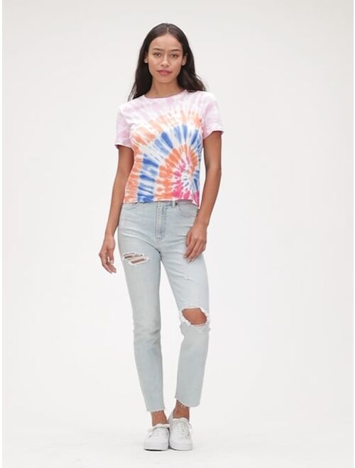 GAP Authentic Cropped Print T-Shirt