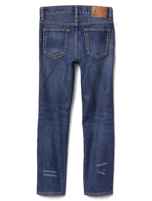 GAP Kids Distressed Boot Jeans with Stretch