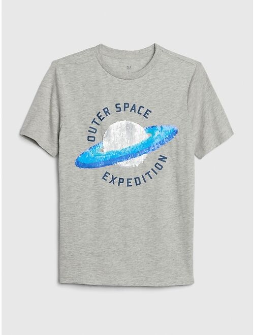 Buy GAP Kids Flippy Sequin Graphic T-Shirt online | Topofstyle