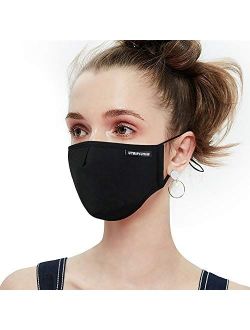 Anti Pollution Dust Mask Washable and Reusable PM2.5 Cotton Face Mouth Mask Protection from Germ Pollen Allergy Respirator Mask
