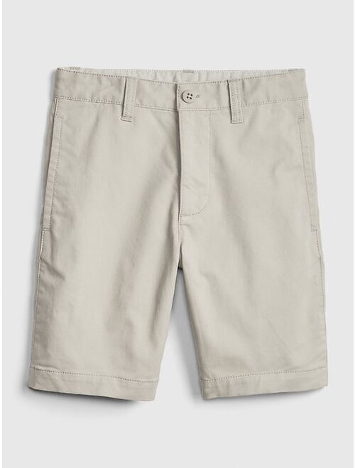 Kids Uniform Khaki Shorts with Gap Shield