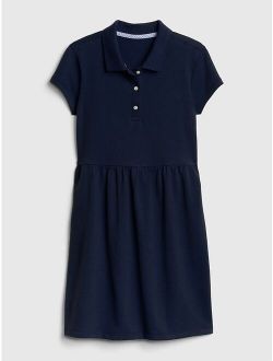 Kids Uniform Short Sleeve Polo Dress