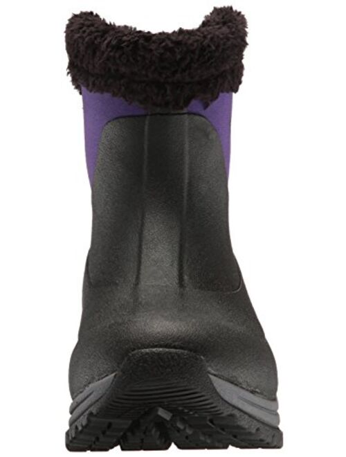 Muck Boot Company Womens Arctic Apres Black/Parachute Purple Winter Boots (AP8-500-PUR)