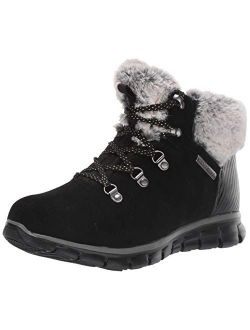 Women's Synergy-Short Waterproof Lace Up Boot with Fur Cuff Snow
