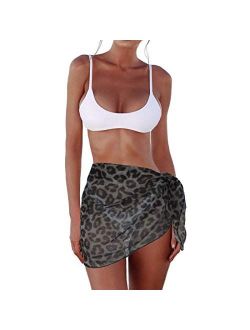 Ypser Women's Chiffon Swimwear Bikini Cover Ups Sarong Swimsuit Wrap Beach Maxi Skirt