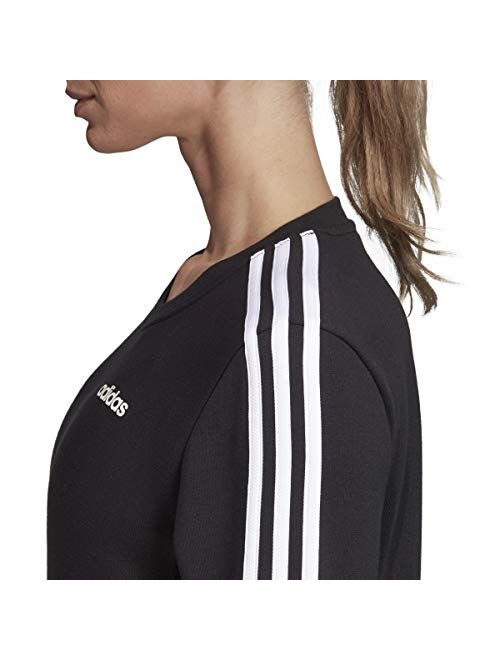 adidas Women's Essential 3-stripes Fleece Sweatshirt