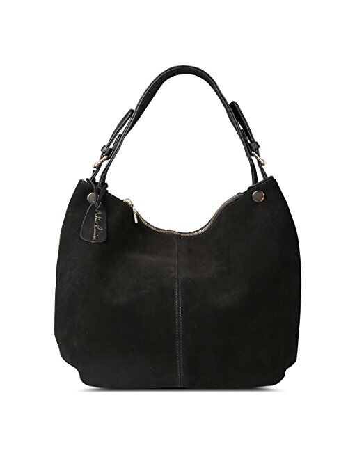 Nico Louise Women's Genuine Leather Suede Purse Shoulder Bag Casual Hobo bag