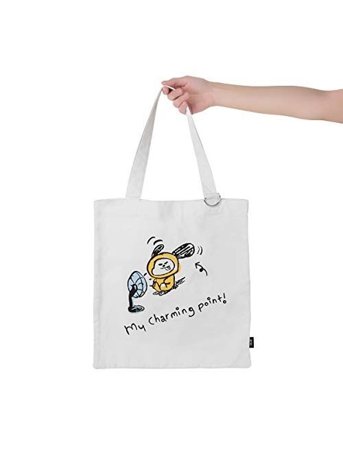 BT21 Official Merchandise by Line Friends - Character Drawing Tote Bag