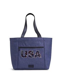 Recycled Lighten Up Reactive Drawstring Family Tote Bag