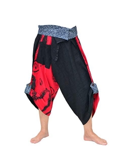 Harem Pants Women Men Yoga Ninja Pants Samurai Style