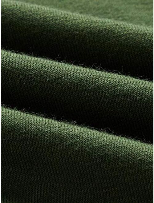 SweatyRocks Women's Casual Letter Print Long Sleeve Crop Top Sweatshirt Hoodies