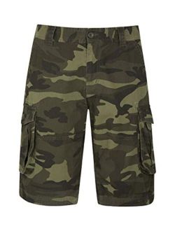 Mountain Warehouse Mens Camo Cargo Shorts -Durable Summer Short Pants