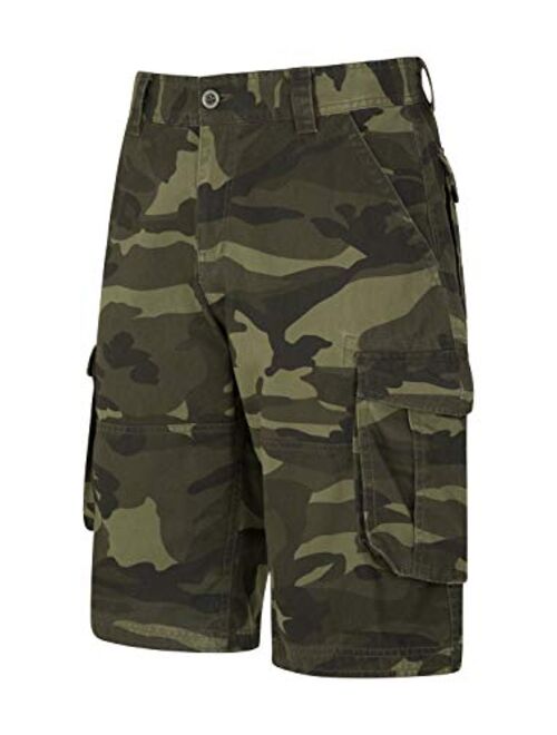Mountain Warehouse Mens Camo Cargo Shorts -Durable Summer Short Pants