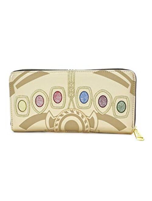Loungefly Marvel Infinity Gauntlet Faux Leather Zip Wallet