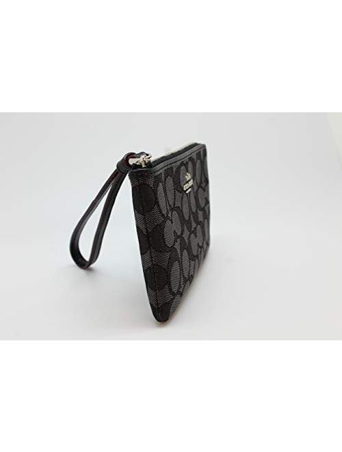 Coach Signature Corner Zip Wristlet