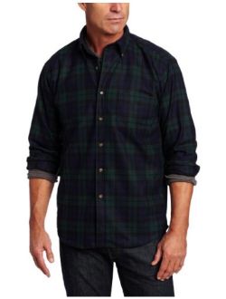 Men's Long Sleeve Button Front Classic-fit Fireside Shirt