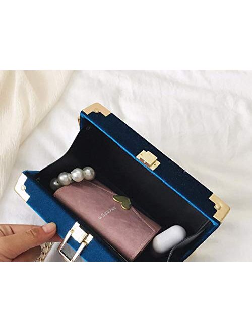 Clutch Purses Crossbody Bag for Women Chic Box Bag Shoulder Handbags for Daily Use Travel Work Prom