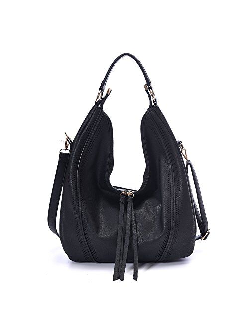 Hobo Bags for Women Large Handbags Designer Purses PU Leather Oversized Crossbody Shoulder Totes Stylish