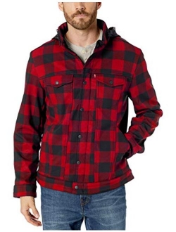 Men's Soft Shell Stand Collar Commuter Trucker Jackets