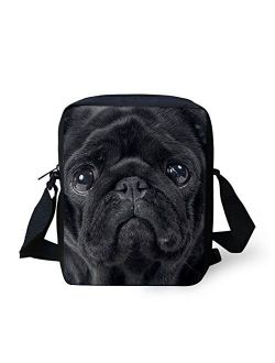 UNICEU Animal Print Small Purse Polyester Bag Cell Phone Pouch with Shoulder Strap