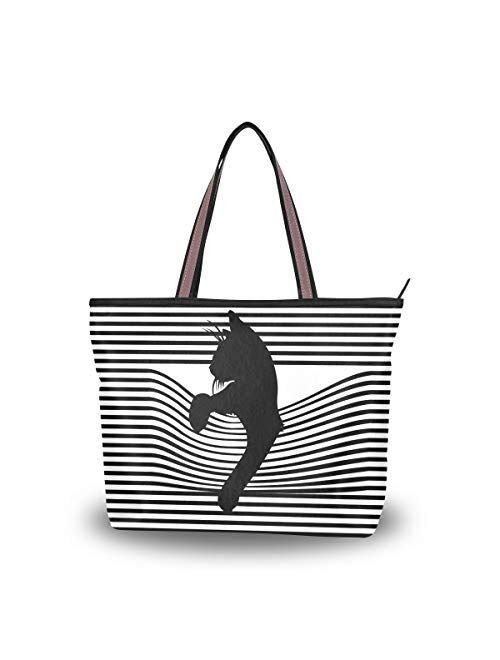 Women Large Tote Top Handle Shoulder Bags Peacock Patern Ladies Handbag