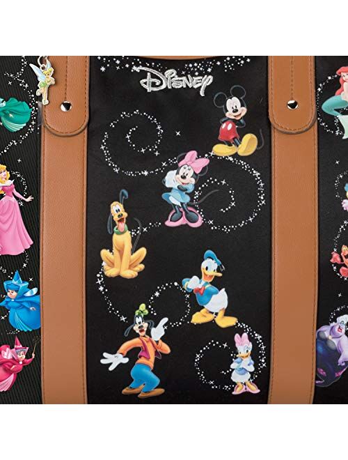The Bradford Exchange Disney Handbag With Character Art And Tinker Bell Charm