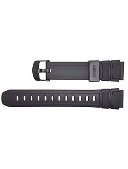 watch strap watchband Resin Band black HDA-600 HDA-600B