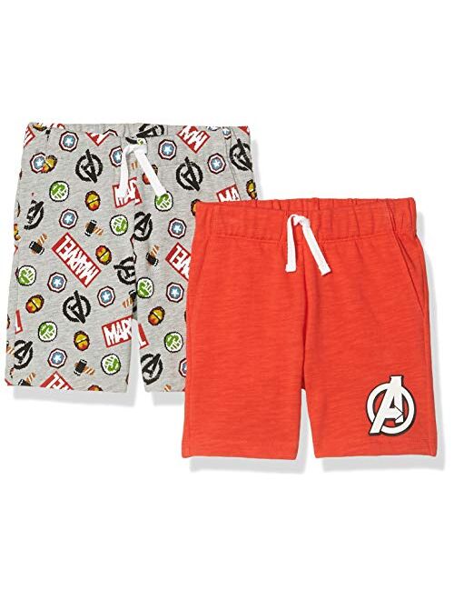 Amazon Brand - Spotted Zebra Boy's Disney Star Wars Marvel Knit Jersey Play Shorts