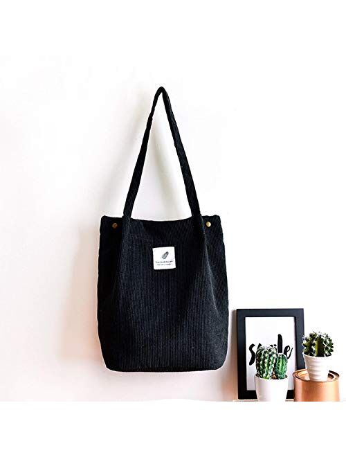 2pcs Women Aesthetic Cute Tote Bags Inspirational Gifts For Women Beach Bags  Reusable Grocery Canvas Tote Bags Of Print Smile Black