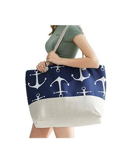 OZCHIN Beach Bag Large Tote Bag for Women Best Christmas Birthday Gifts for Women Friend (XL)