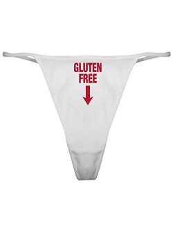 CafePress Naughty Gluten Free Thong Panties
