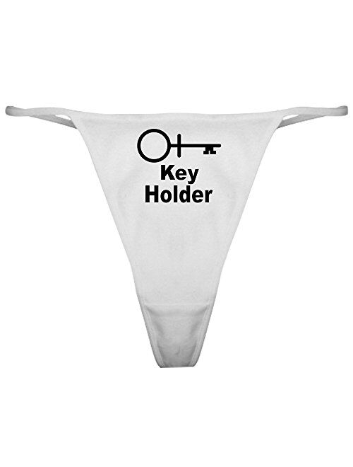 CafePress Key-Holder Thong Underwear, Funny Womens Panties