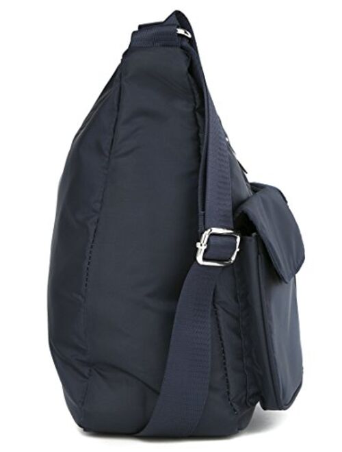 Crossbody Bag for Women Carryall Anti Theft RFID Pockets Nylon Lightweight Shoulder Bag Travel Purse
