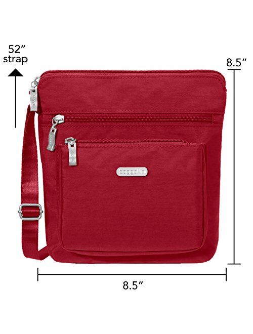 Baggallini Pocket Crossbody Bag With RFID-Protected Wristlet