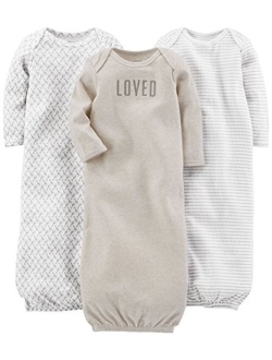 Baby 3-Pack Cotton Sleeper Gown