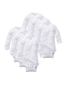 Gerber Baby 3-Pack Or 6-Pack Long-Sleeve Mitten-Cuff Onesies Bodysuit