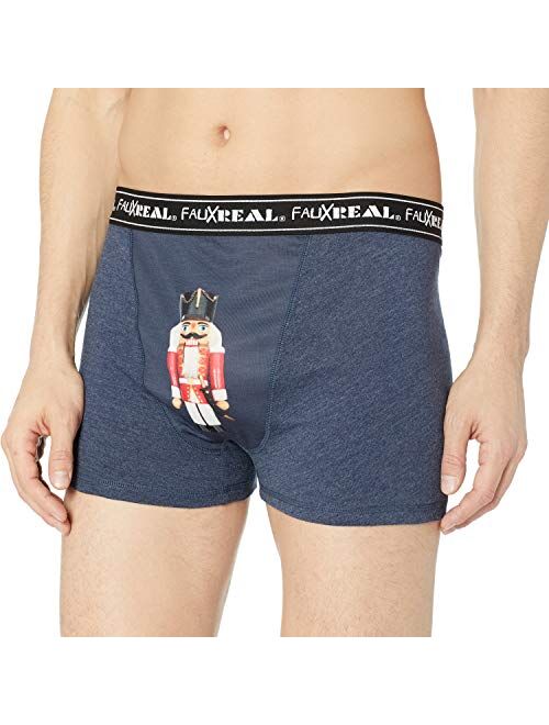Faux Real Sublimated Mens Christmas Underwear