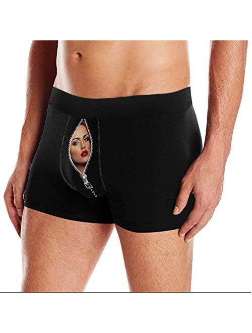Personalized Wife Face On Men's Underwear Pouch Breathable Boxer Briefs Shorts with Photo